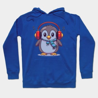 Penguin headphone Hoodie